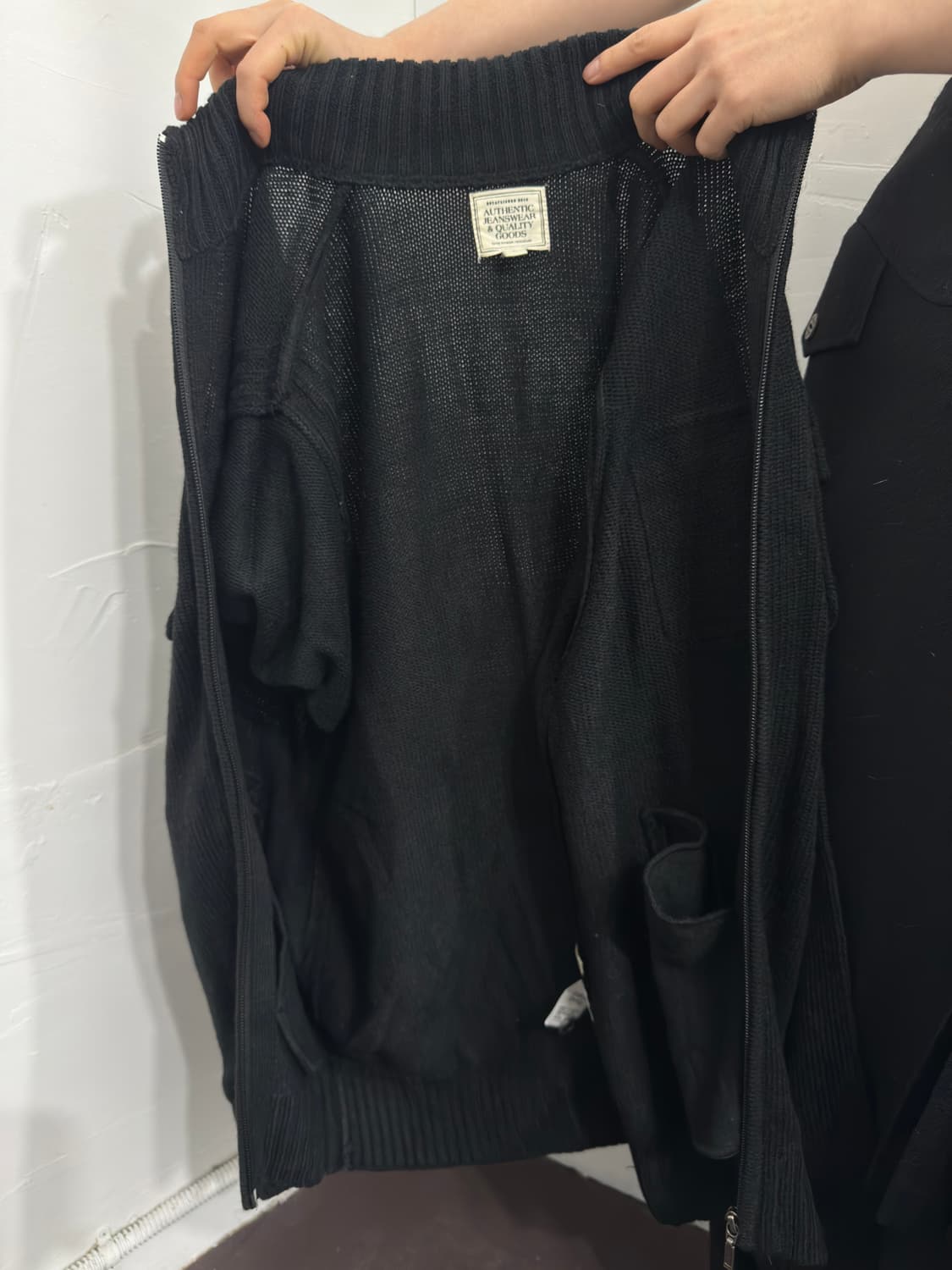 topvalu pocket knit zipup 상품이미지6