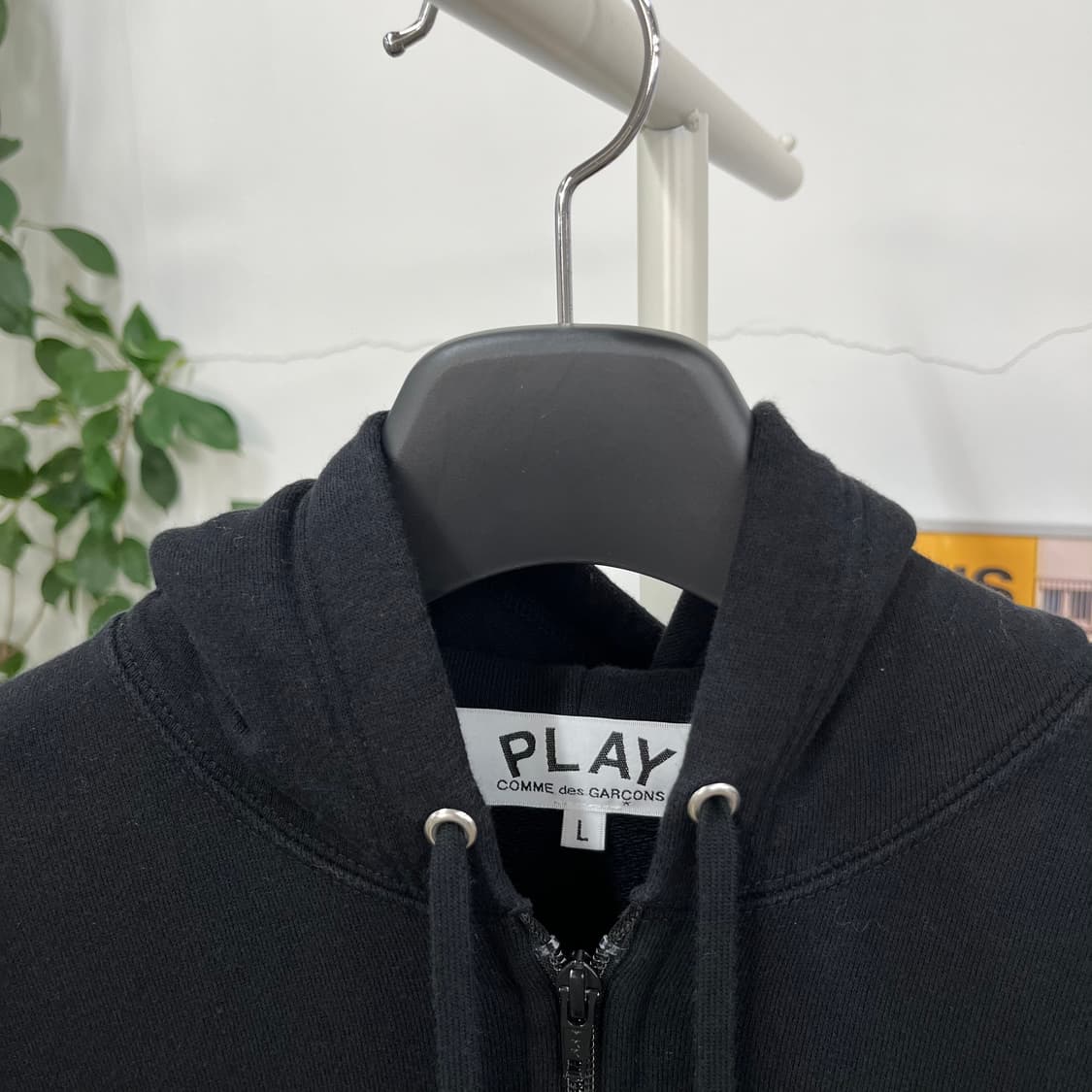 꼼데가르송 후드집업 L  상품이미지3
