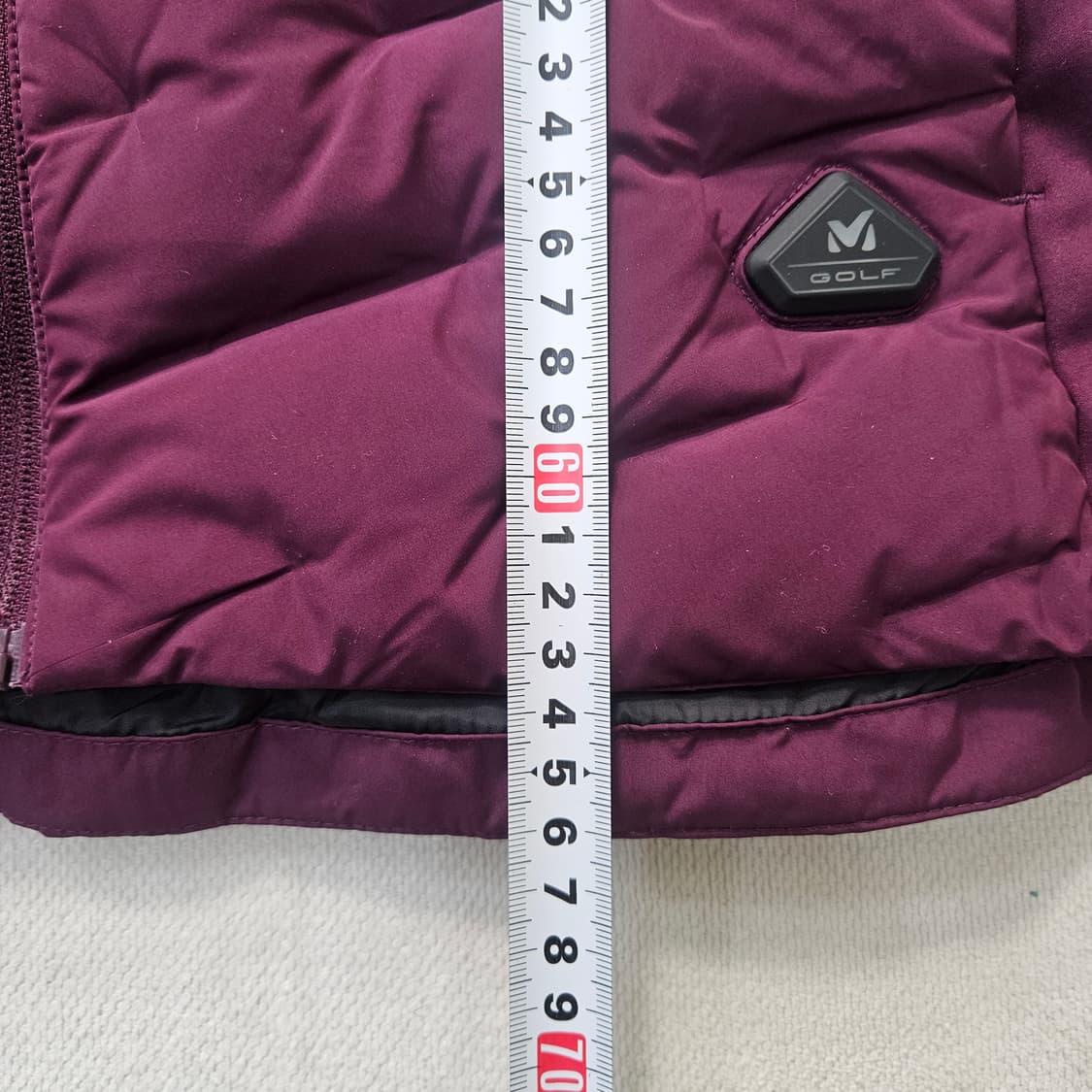 95 밀레골프 구스 다운 패딩 조끼0310Y 상품이미지6