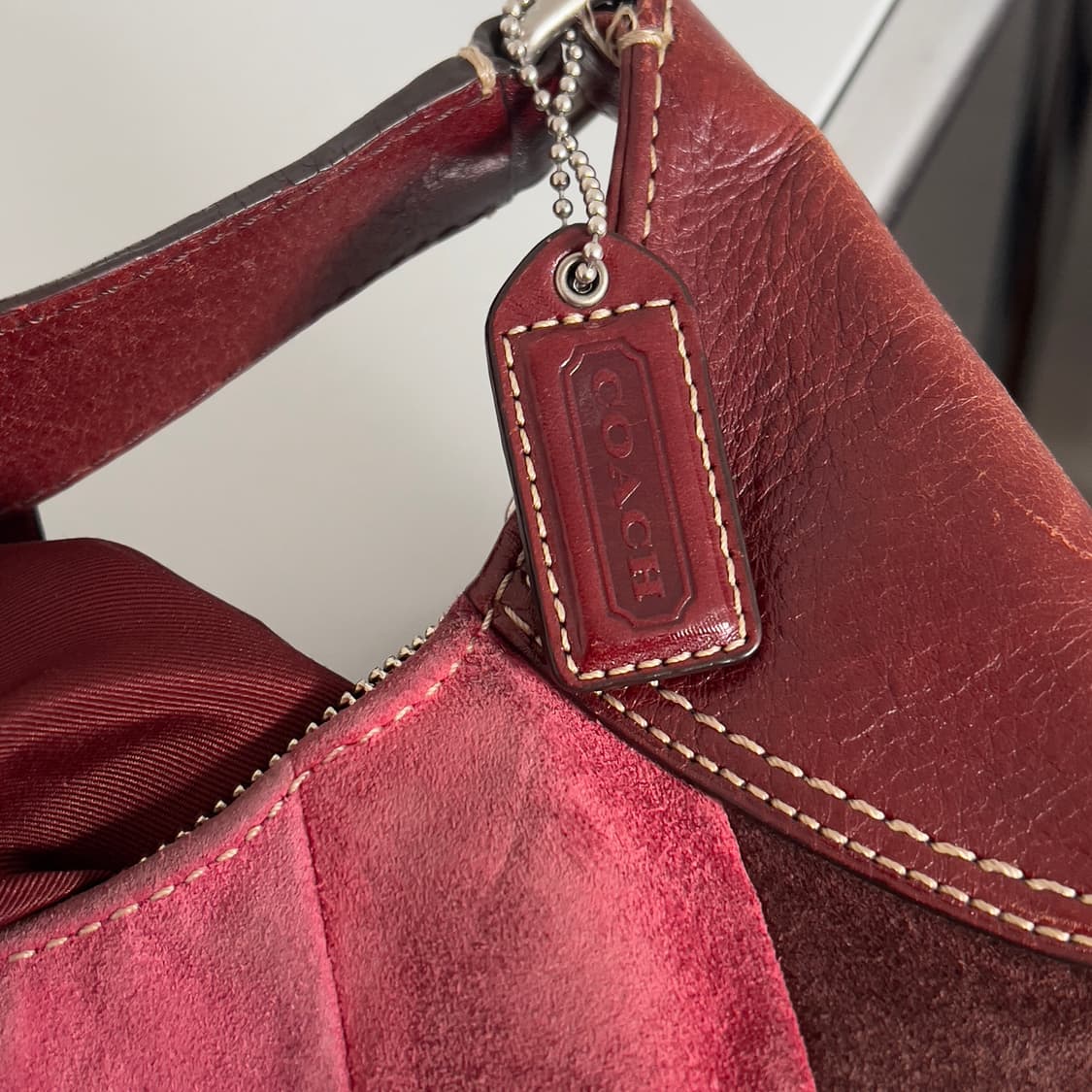 Coach vintage suede shoulder bag 상품이미지4