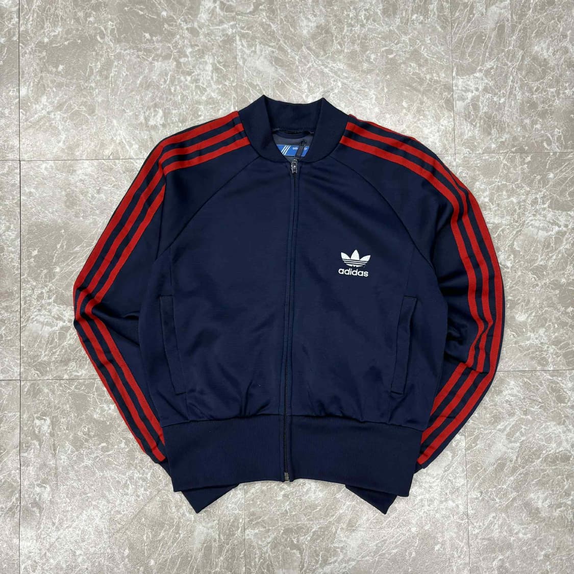 아디다스 파이어버드 남빨 세미크롭 대장급 걸즈 트랙탑 희귀져지(90) 상품이미지2