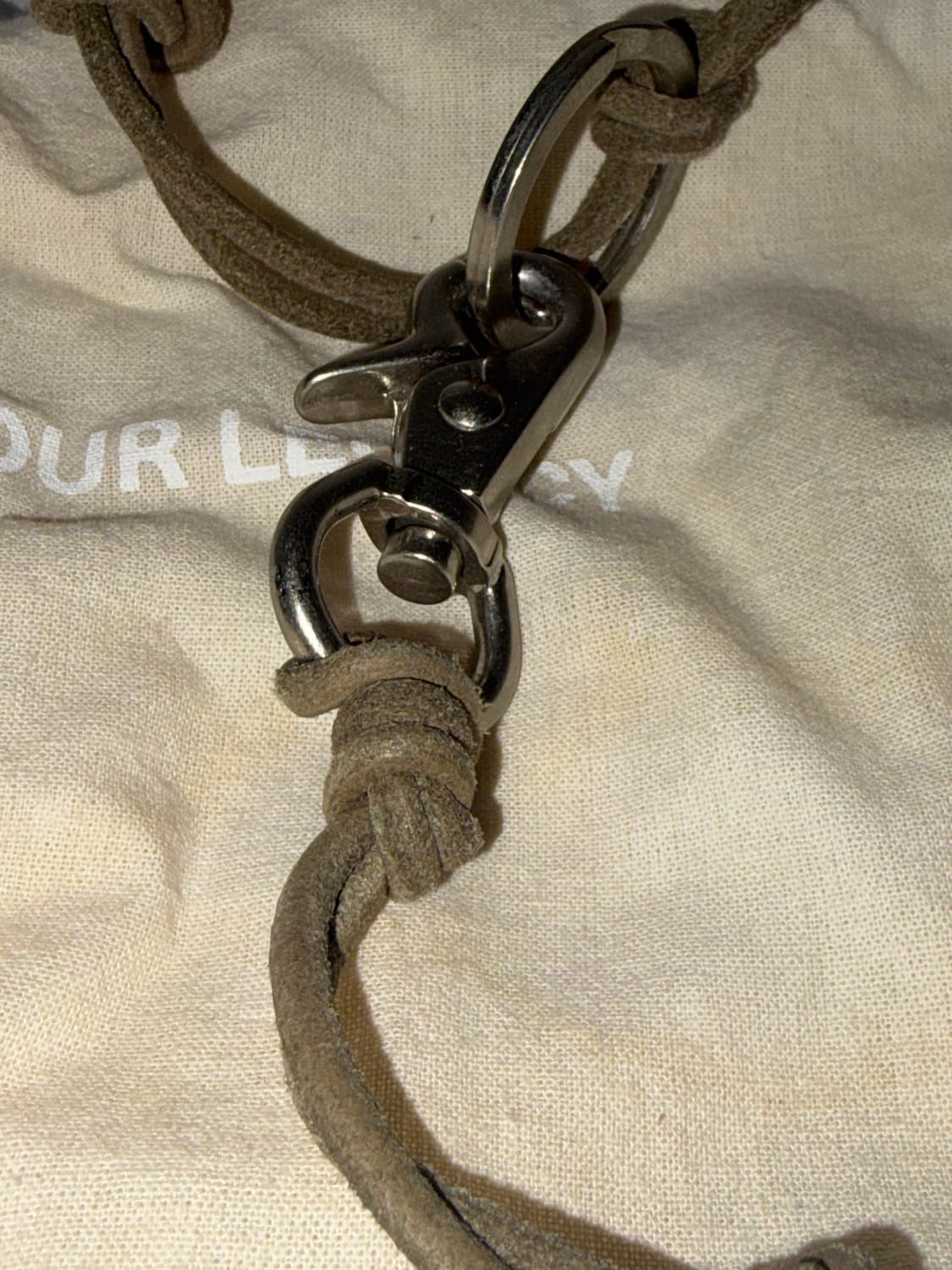 아워레가시 라돈 레더 키체인 올리브 Our Legacy Ladon Lea 상품이미지2