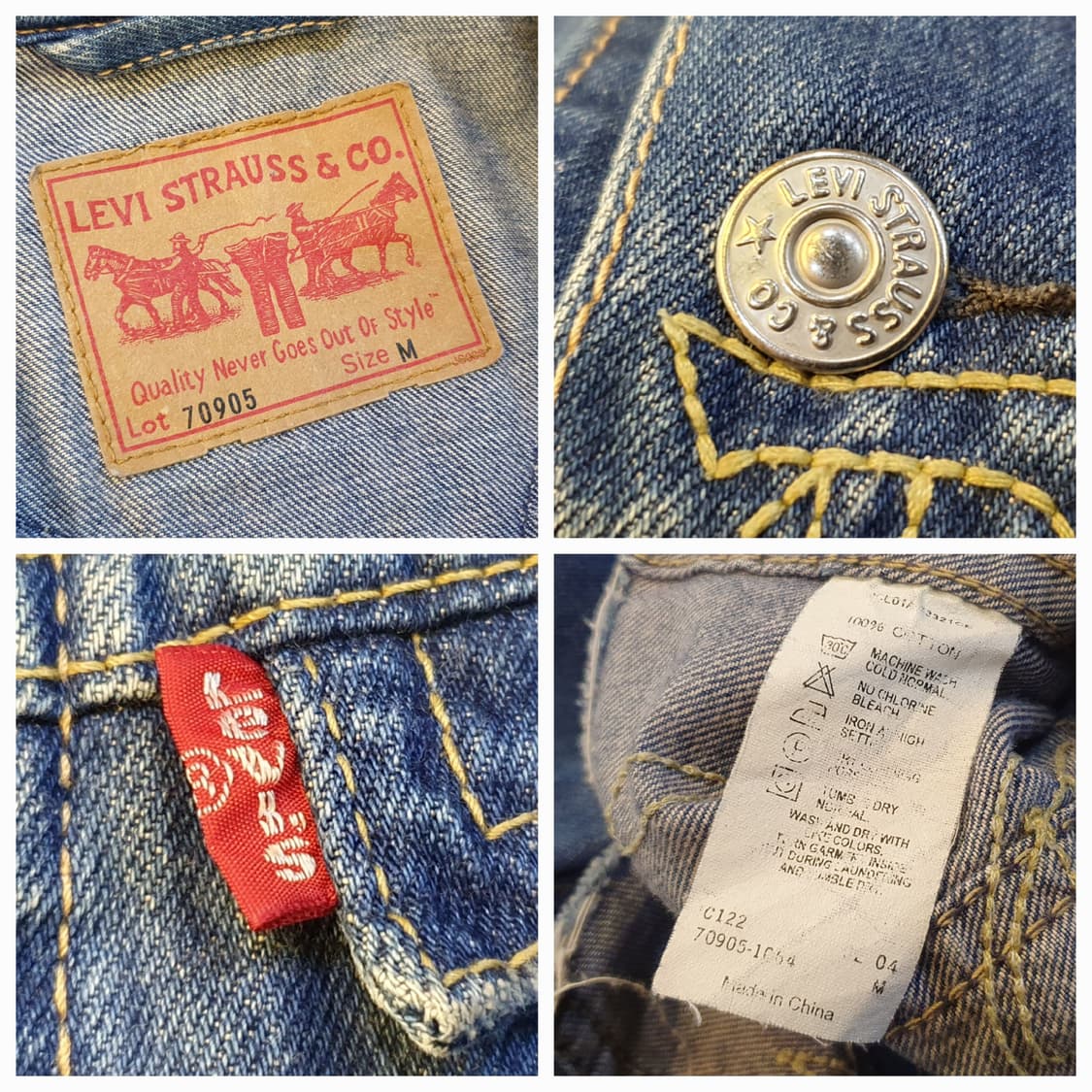 66.리바이스 스태치 데님자켓 상품이미지7