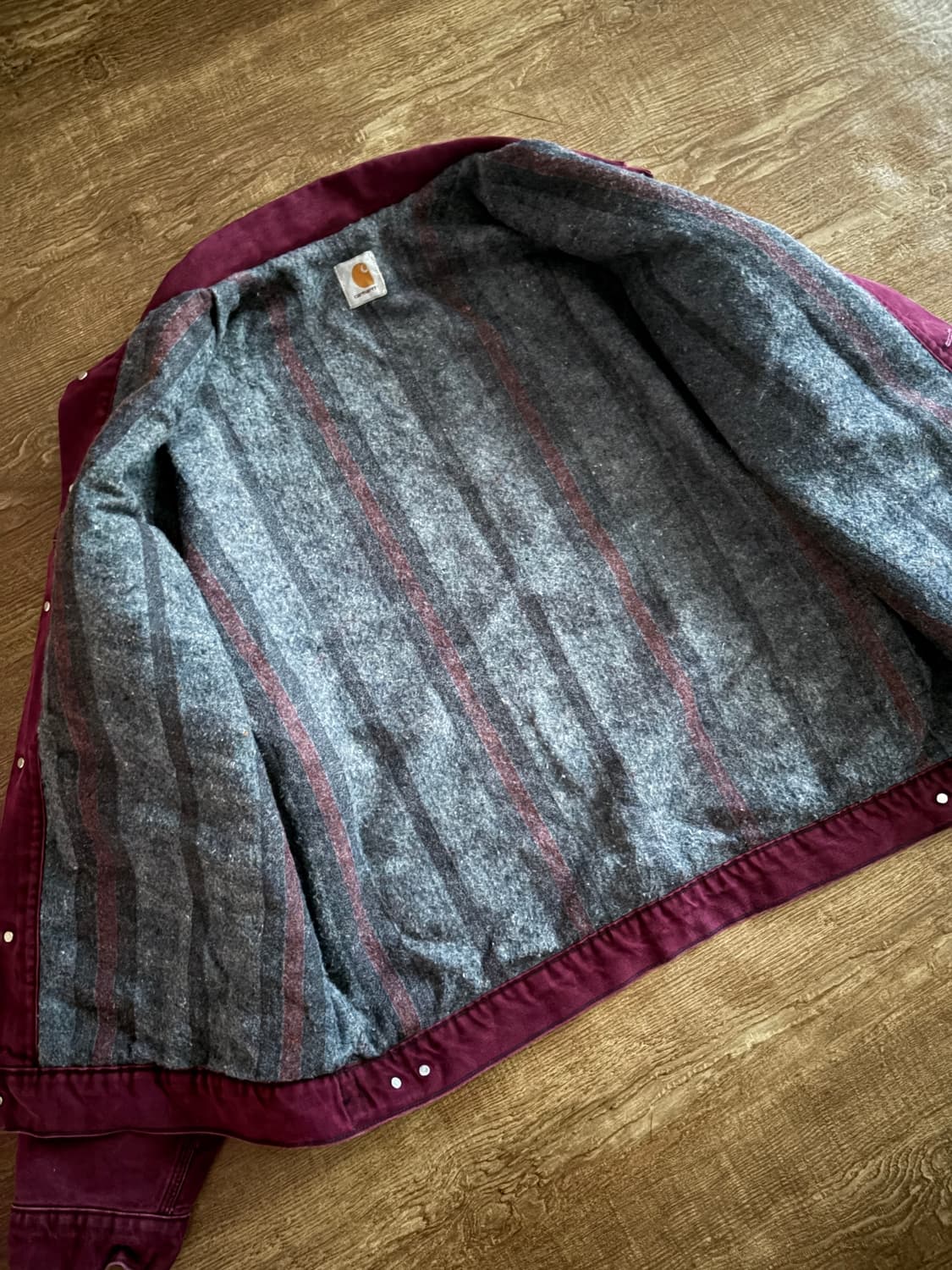 80‘s 칼하트 트러커 루비 JB181 RBY XL USA 🇺🇸 상품이미지6