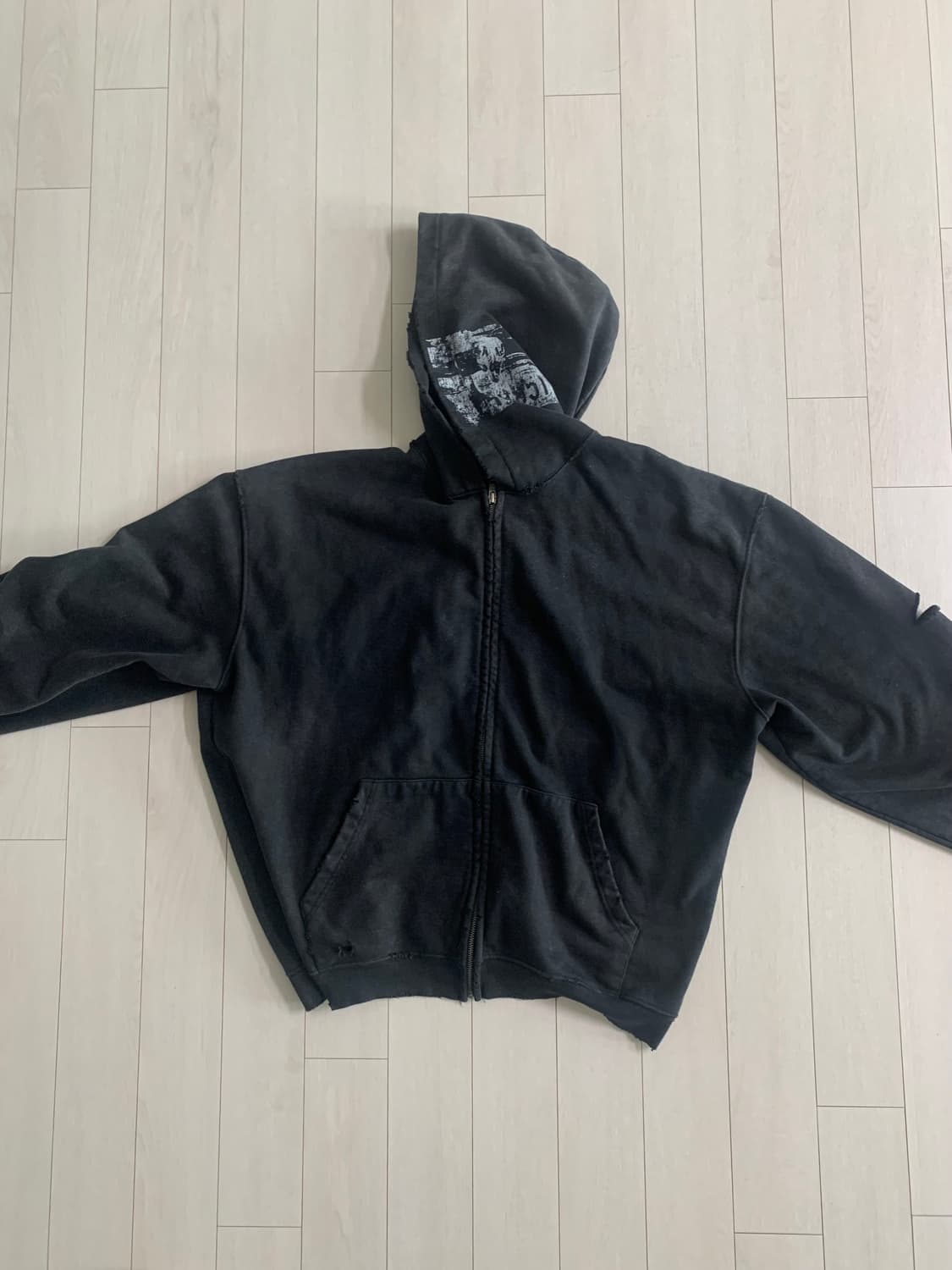 파아카이브 파프롬왓 VTG WASHED 후드집업 상품이미지1