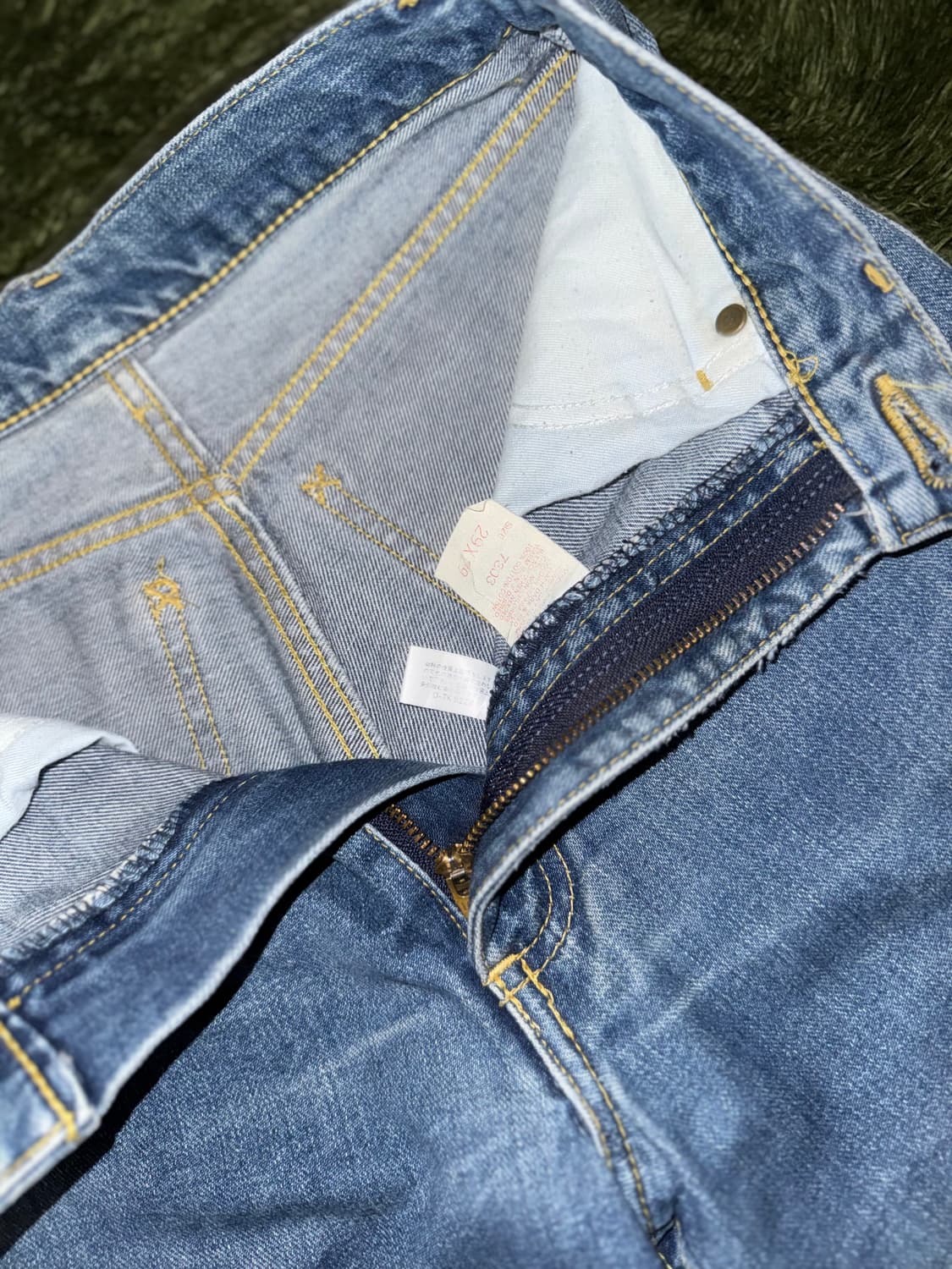 [29X29] 90s 리 라이더스 우먼즈 재팬 메이드 데님 팬츠 상품이미지5