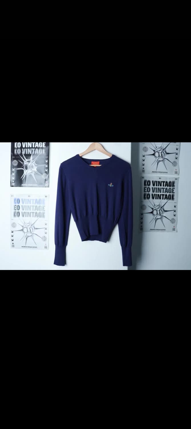 비비안웨스트우드 브이넥 니트 상품이미지2