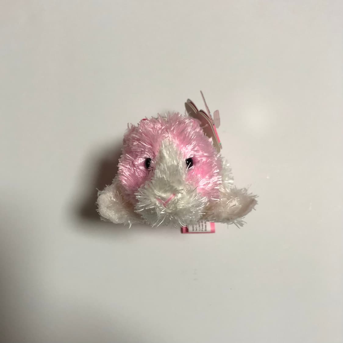 빈티지 ty beanie pinkys 핑크 리본 기니피그 키링 키홀더 상품이미지3