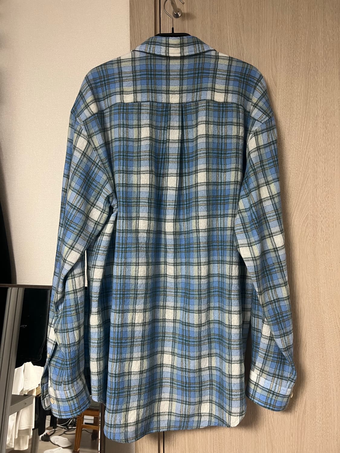 (4) 오라리 에어리울 체크셔츠 상품이미지2