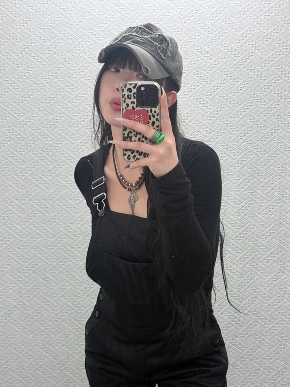 아크메드라비 디스트로이드 고딕 그런지 로고패치 볼캡 C08513 상품이미지1