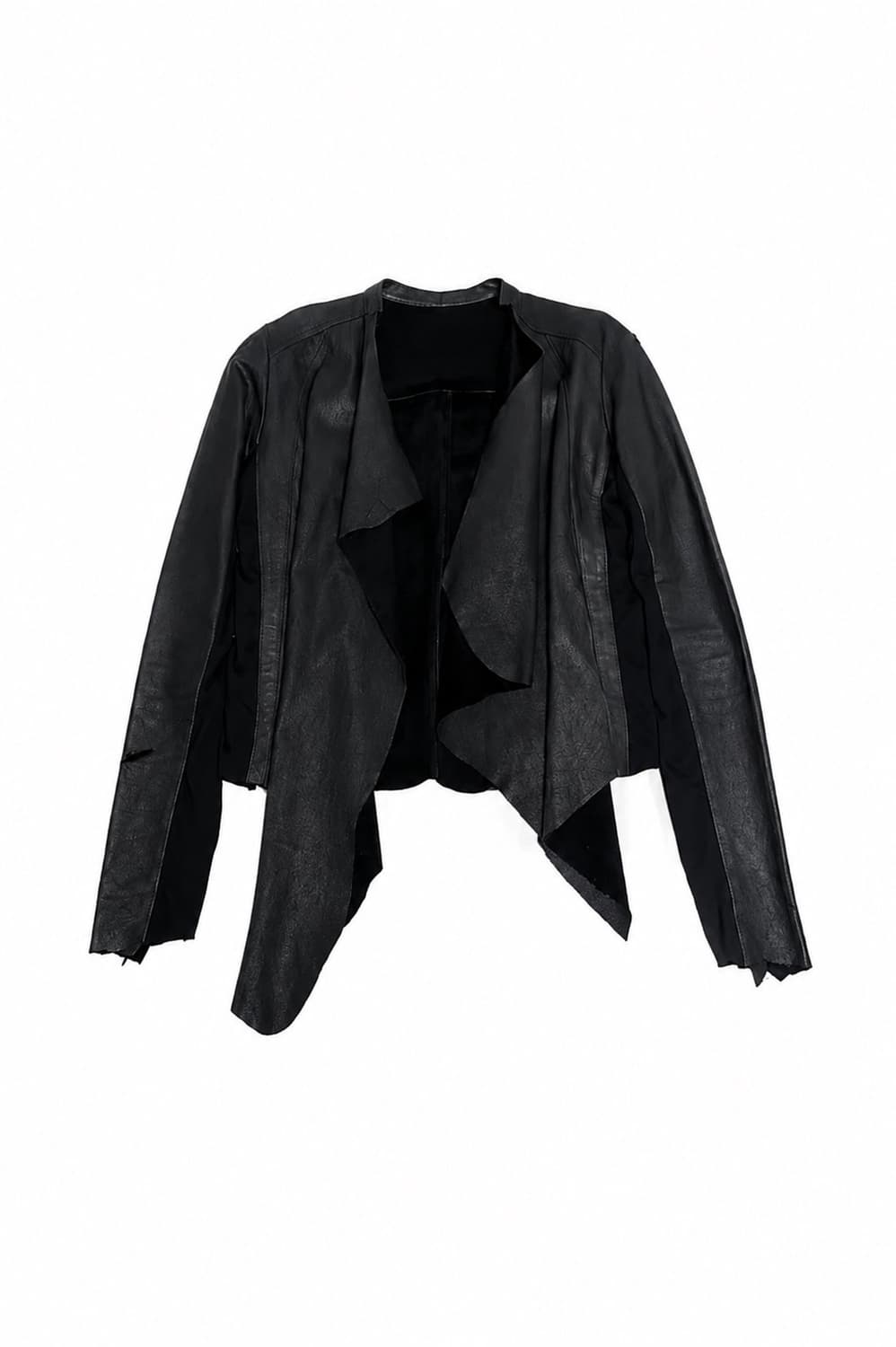 Calf Leather Drape Jacket 상품이미지1