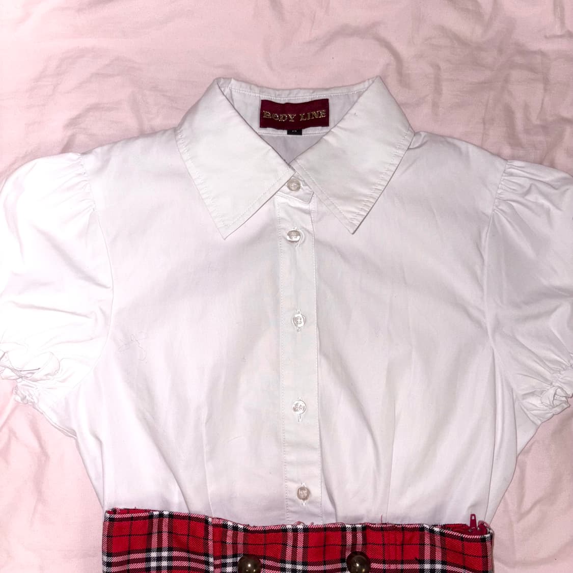 bodyline 바디라인 타탄체크 펑크 로리타 셋업 상품이미지2