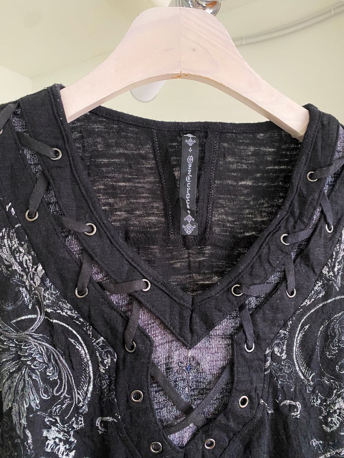 오즈 크로스 레이스업 롱슬리브 상품이미지5