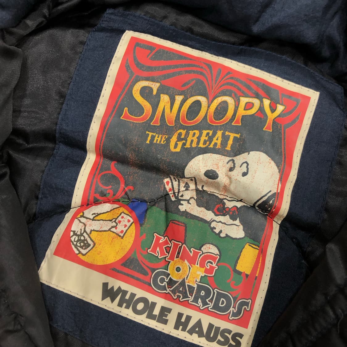 홀하우스 스머프 패치 덕다운 패딩 조끼 상품이미지5