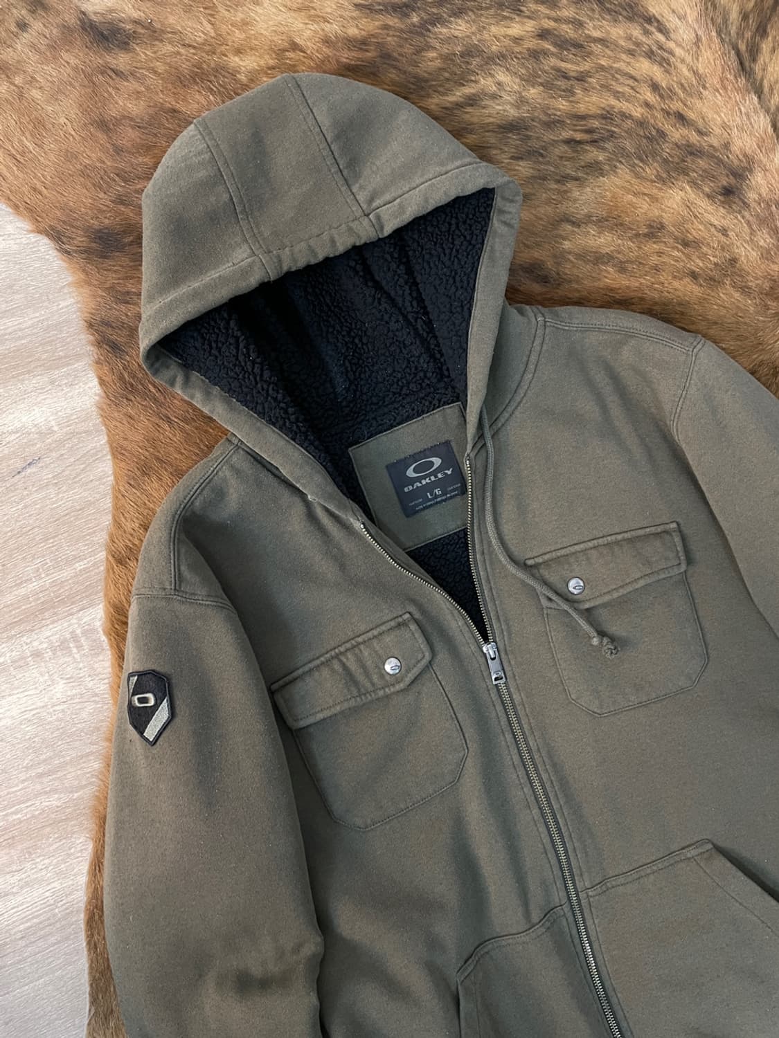 [L] Oakley Sherpa Lining WorkHood Zip Up 상품이미지5