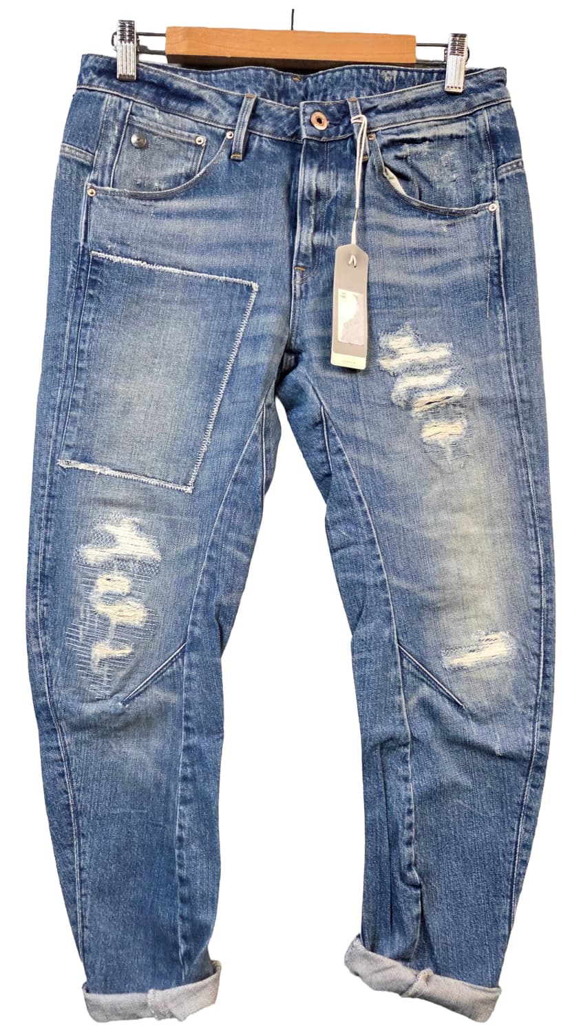 G-Star ARC 3D데님 청바지 데미지 워싱진(W26/L32) 상품이미지1