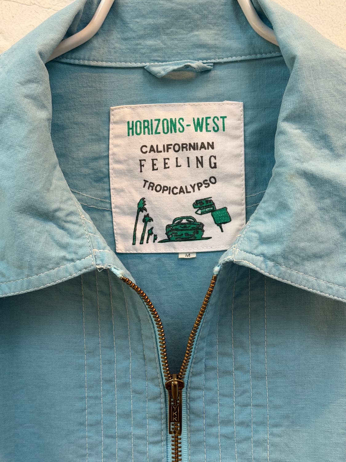 Horizons west 80-90s 빈티지 컬러 블록 자켓 M 상품이미지2