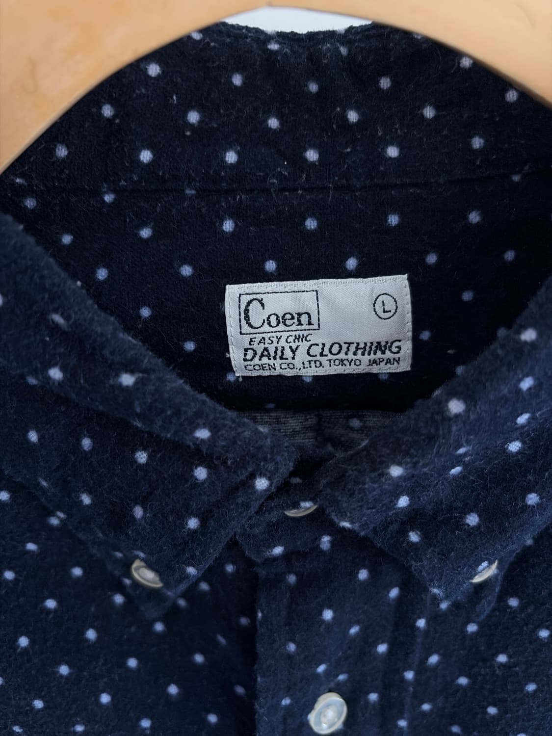 coen by UNITED ARROWS dot pattern shirt 상품이미지6