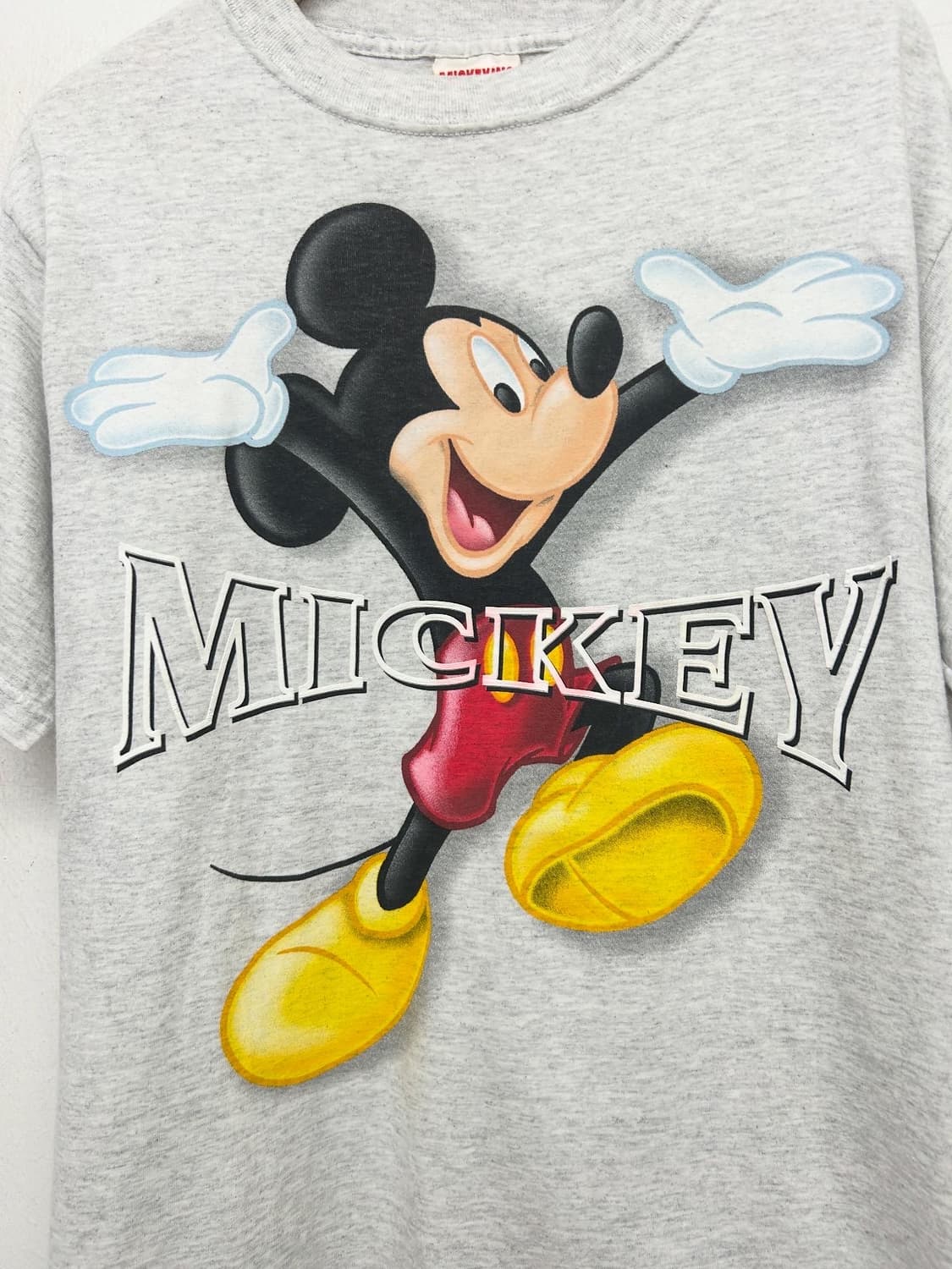 90s 미키마우스 티셔츠 (made in usa) 상품이미지2