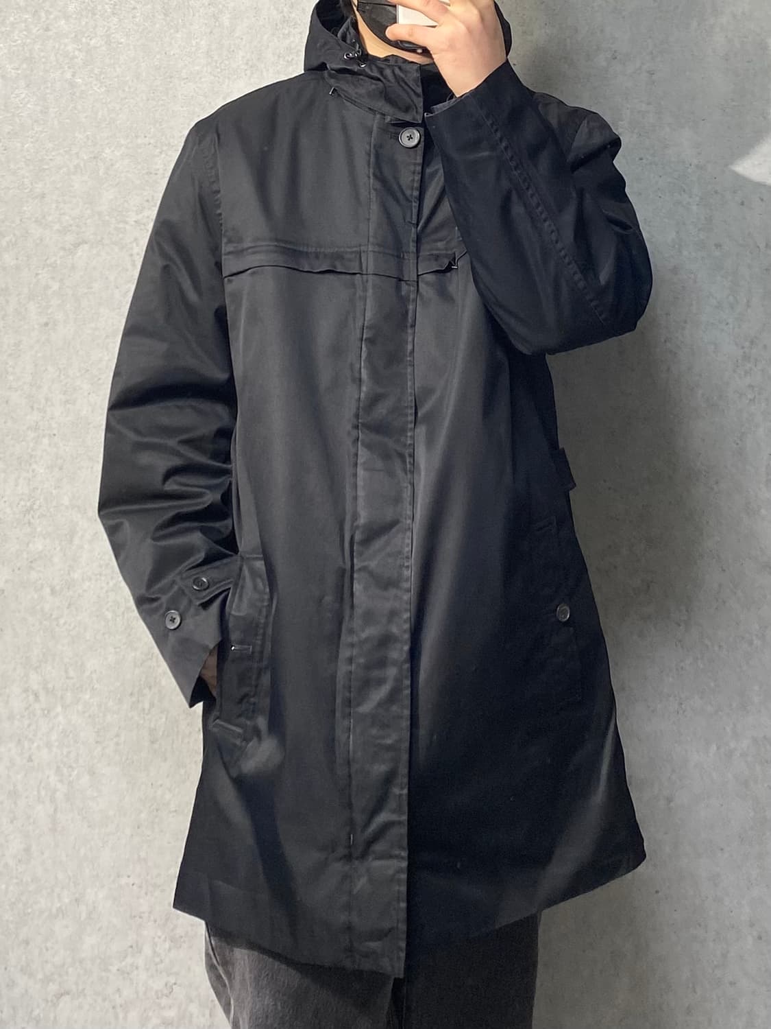 [XL] Land's End 랜즈엔드 재팬 블랙 나일론 파카 상품이미지10