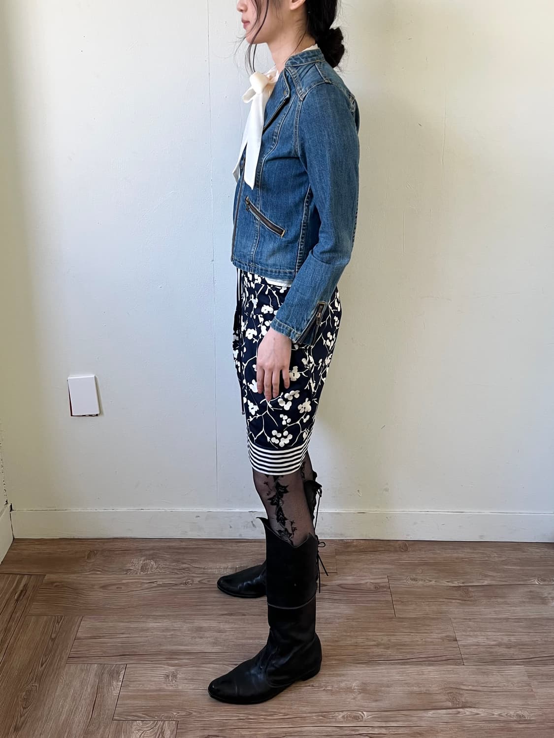 LANVIN 바이커 데님 자켓 상품이미지9