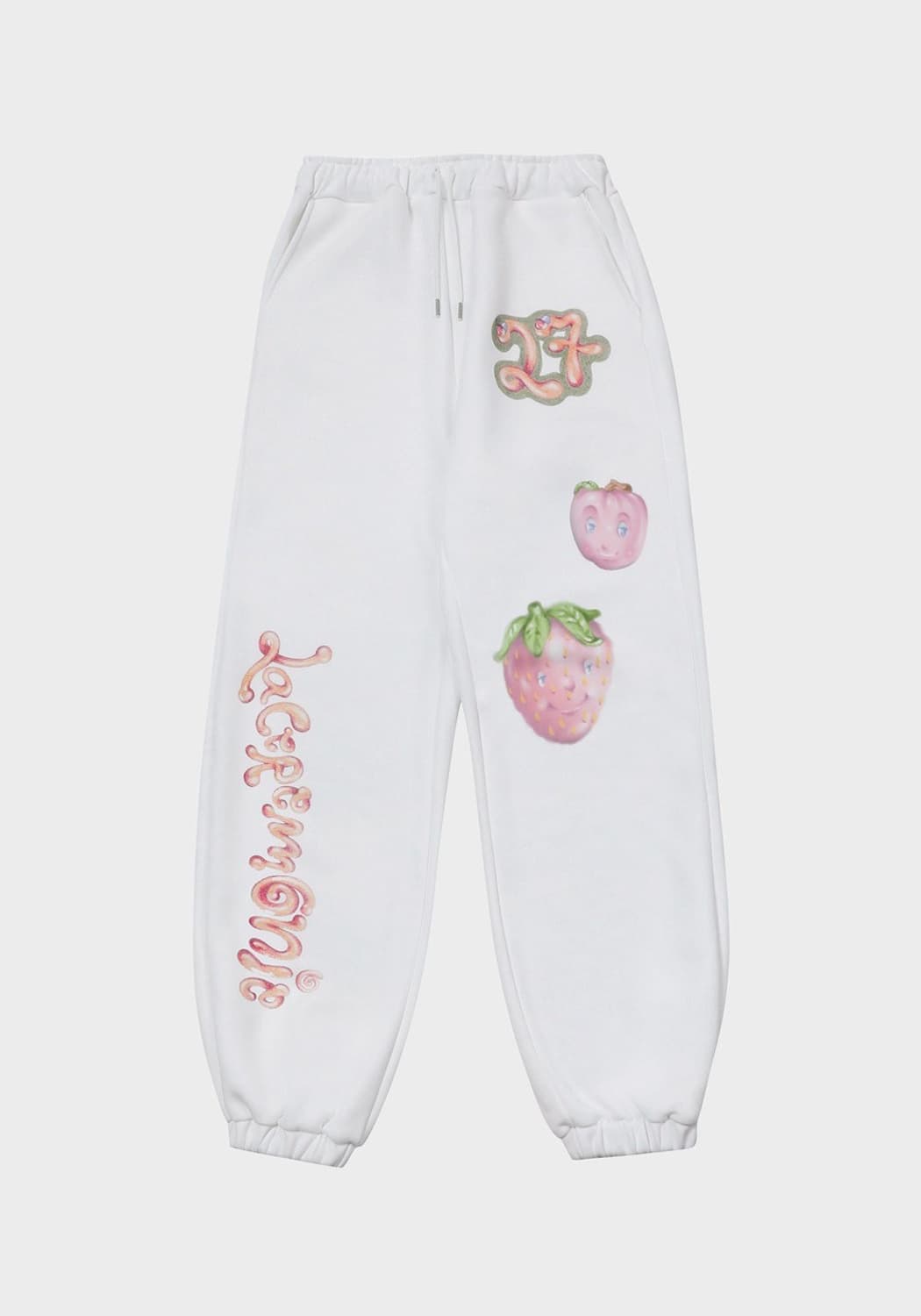 라세레모니 Laceremonie 스웨트팬츠 (WHITE) 상품이미지1