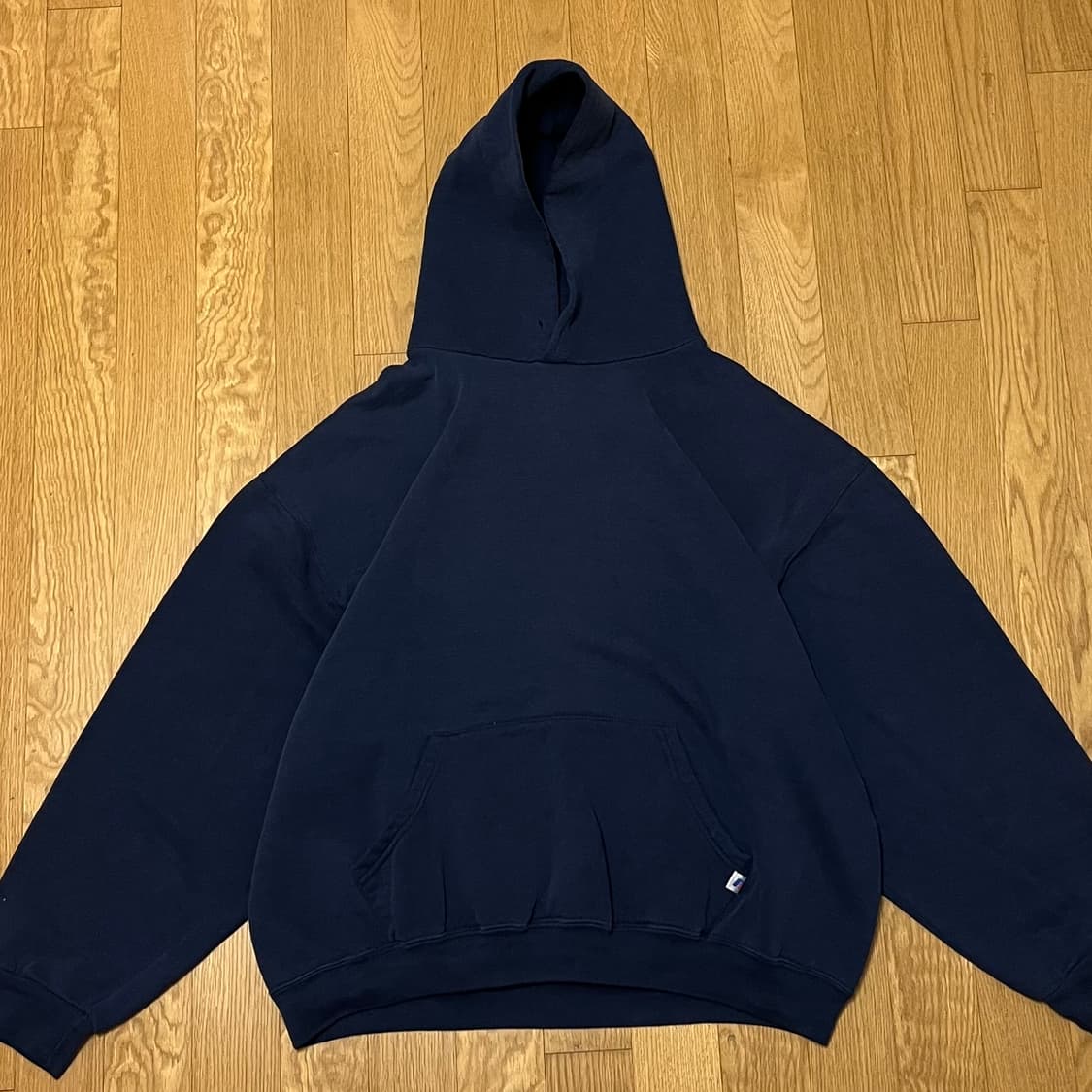 [XL] 00s 빈티지 러셀 후드 네이비 상품이미지1