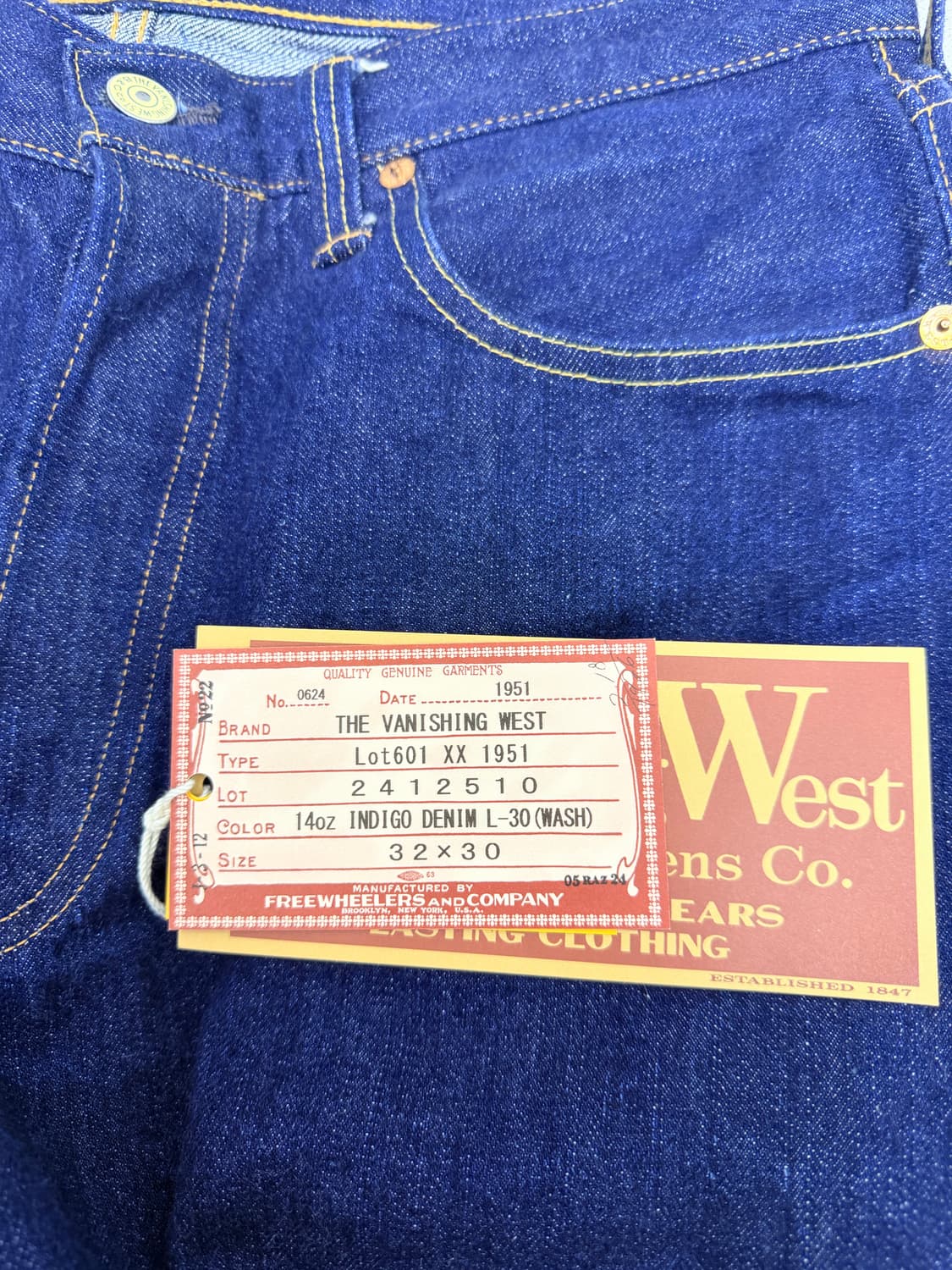 프리휠러스 601xx 1951 32x30 상품이미지3