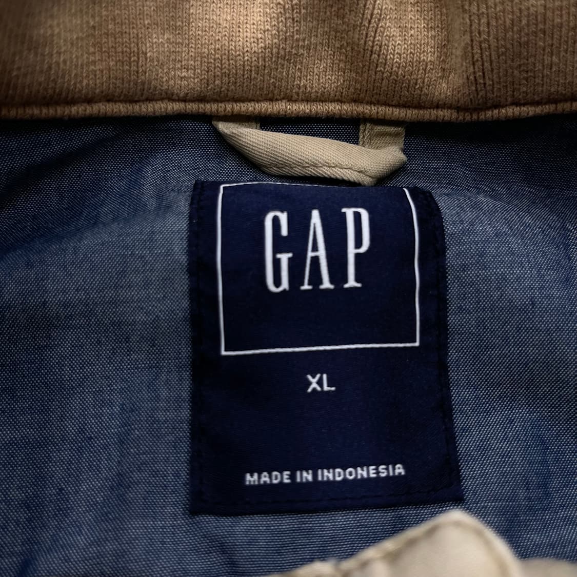 XL 갭 코튼 해링턴 블루종 자켓 상품이미지4