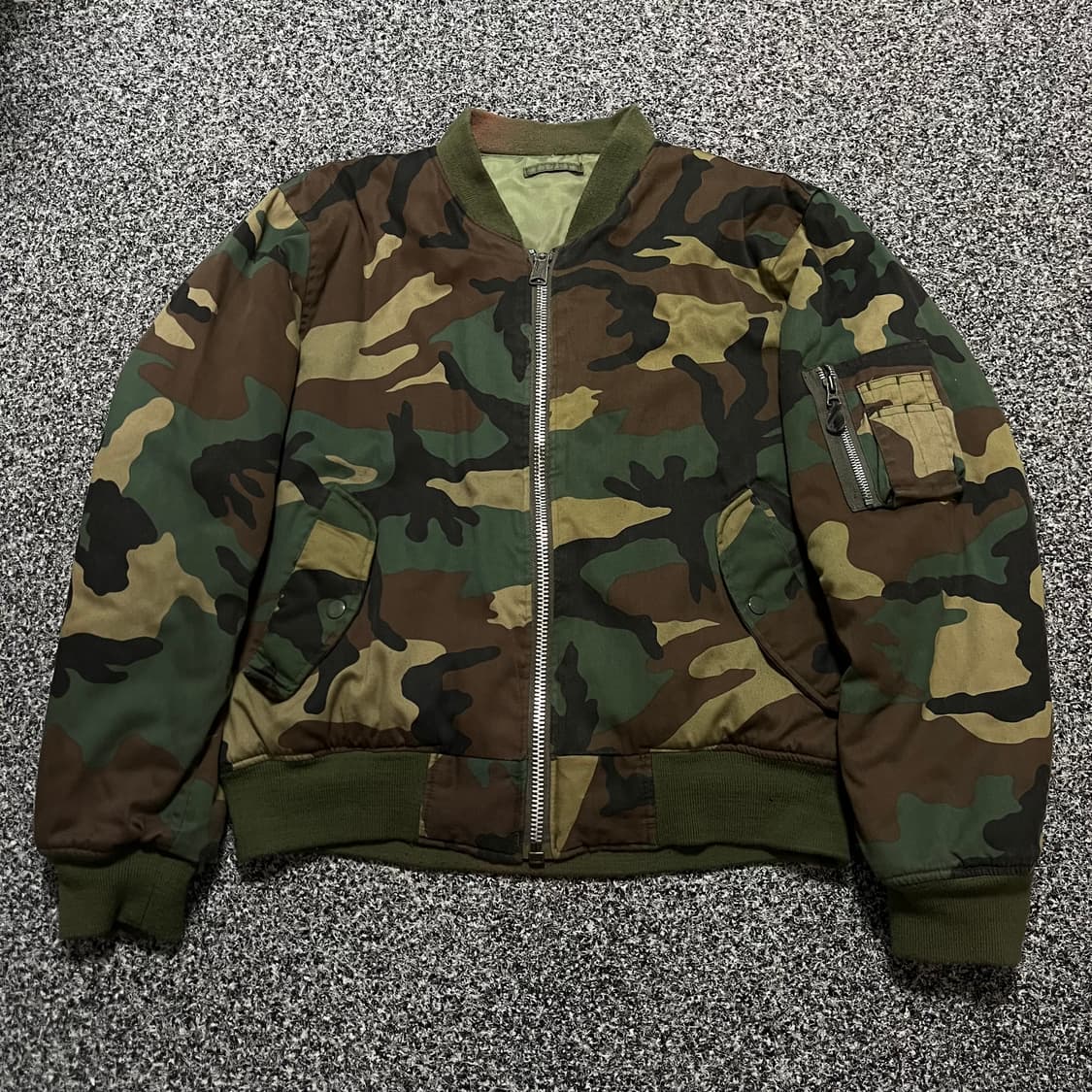 빈티지 알파인더스트리 리버시블 ma-1  상품이미지1