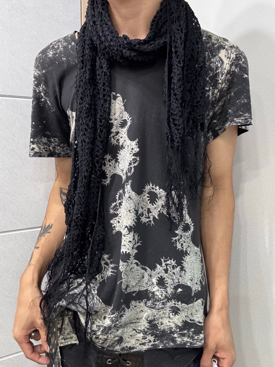 22. Black y2K Scarf 2.5 상품이미지2