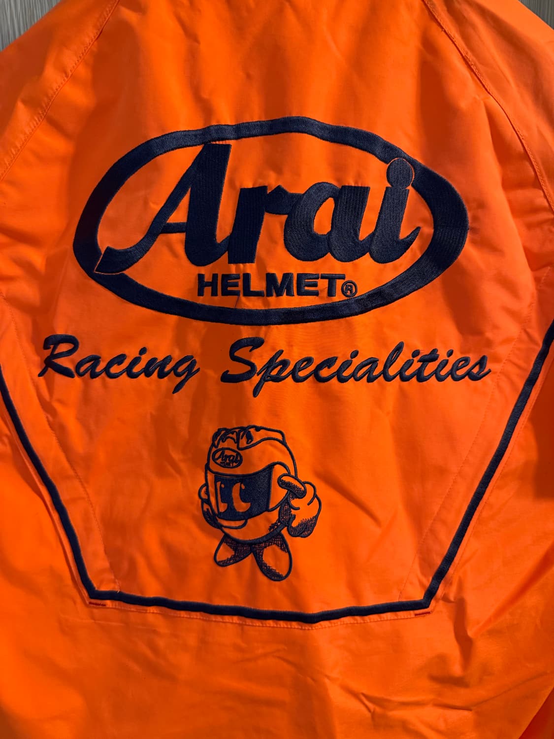 아라이 바람막이 구형 레이싱 빅로고 (네온 형광 M) 상품이미지2
