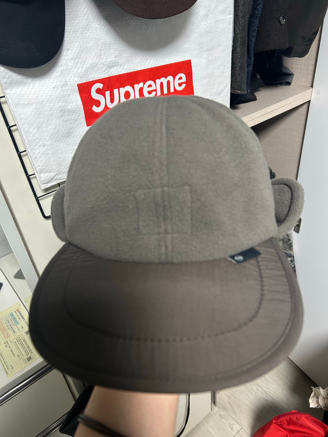  [FW25] 모이프 하이커 트루퍼 캡 애쉬 브라운 상품이미지2