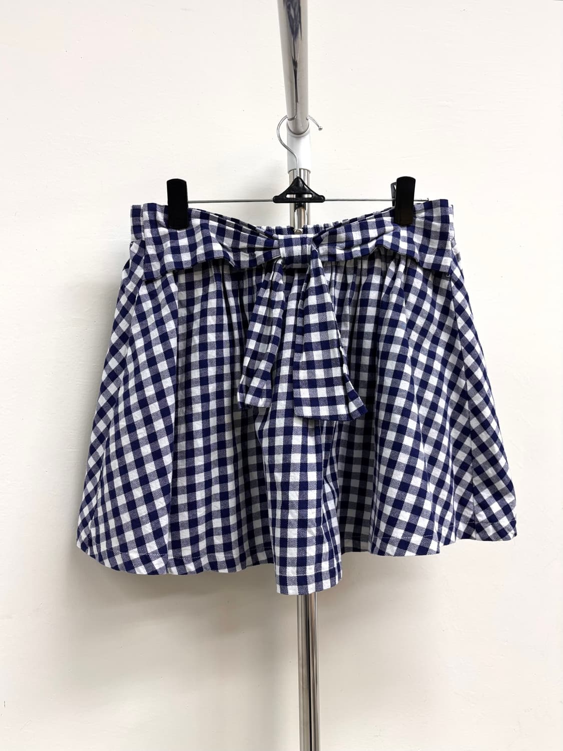 빈티지 체크 리본 스커트 상품이미지6