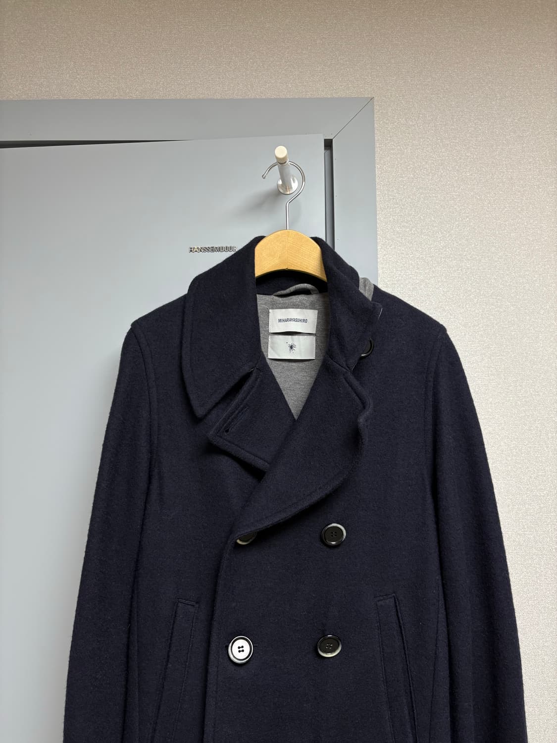 미하라 야스히로 정품 비대칭 실크혼방 울자켓 꼼데가르송 준야와타나베 상품이미지2