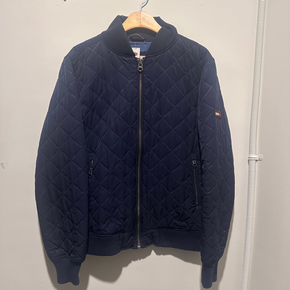 타미힐피거 네이비 퀄팅 점퍼  상품이미지1