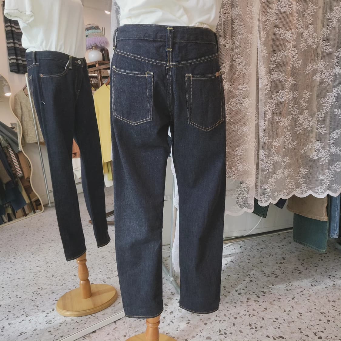 RNA 스티치 생지 데님팬츠 상품이미지7