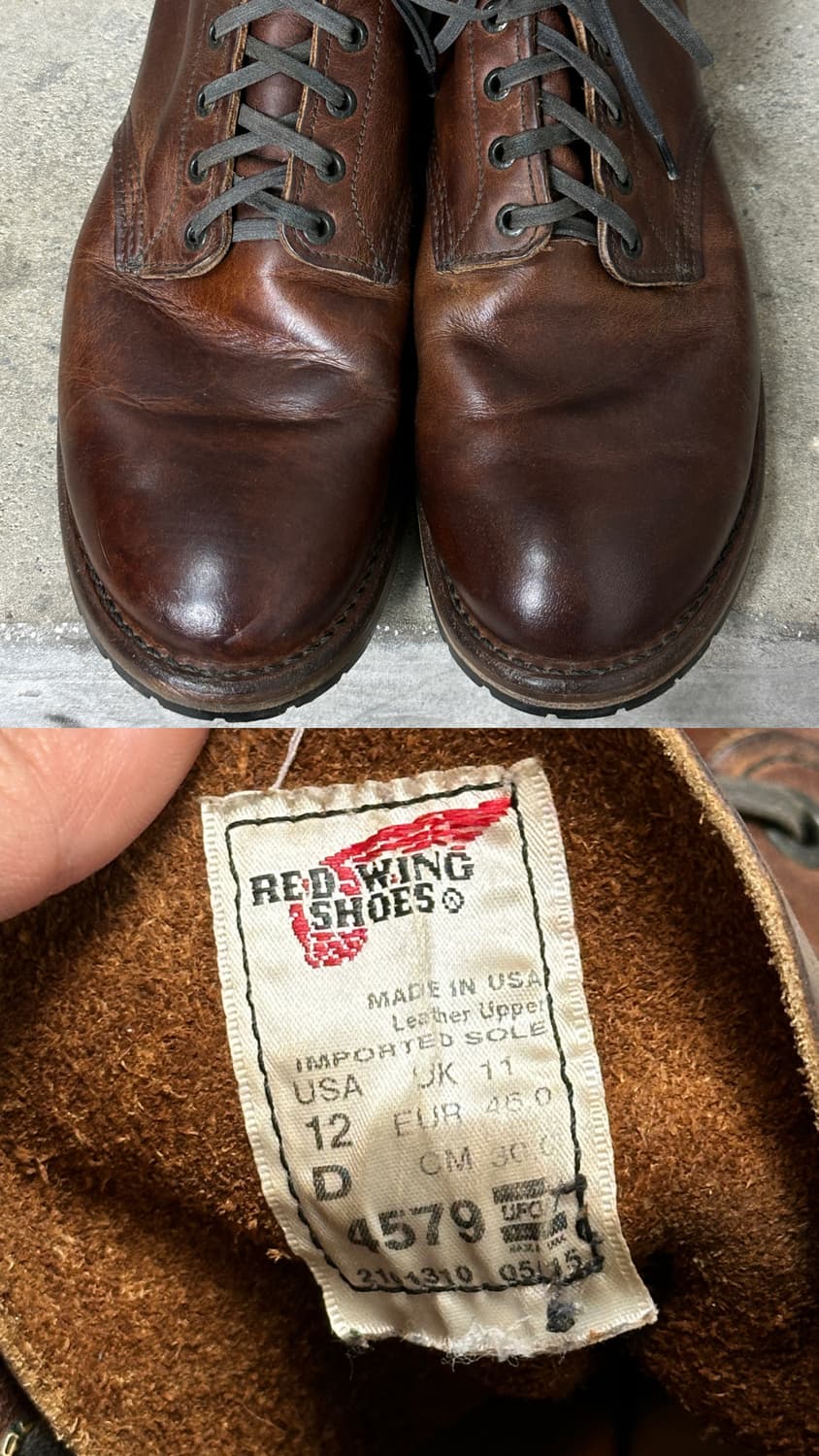OG USA Made 레드윙 4579 벡맨 구버전 상품이미지9
