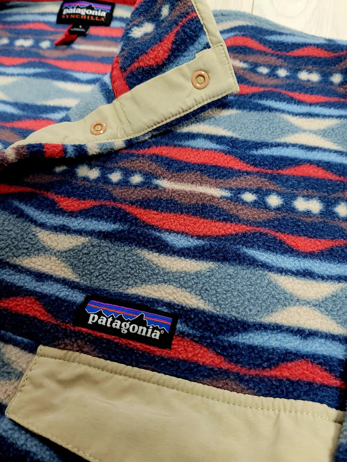 [ L ] <상태S급> 22FW 파타고니아 신칠라 라이트웨이트 아즈텍 상품이미지3