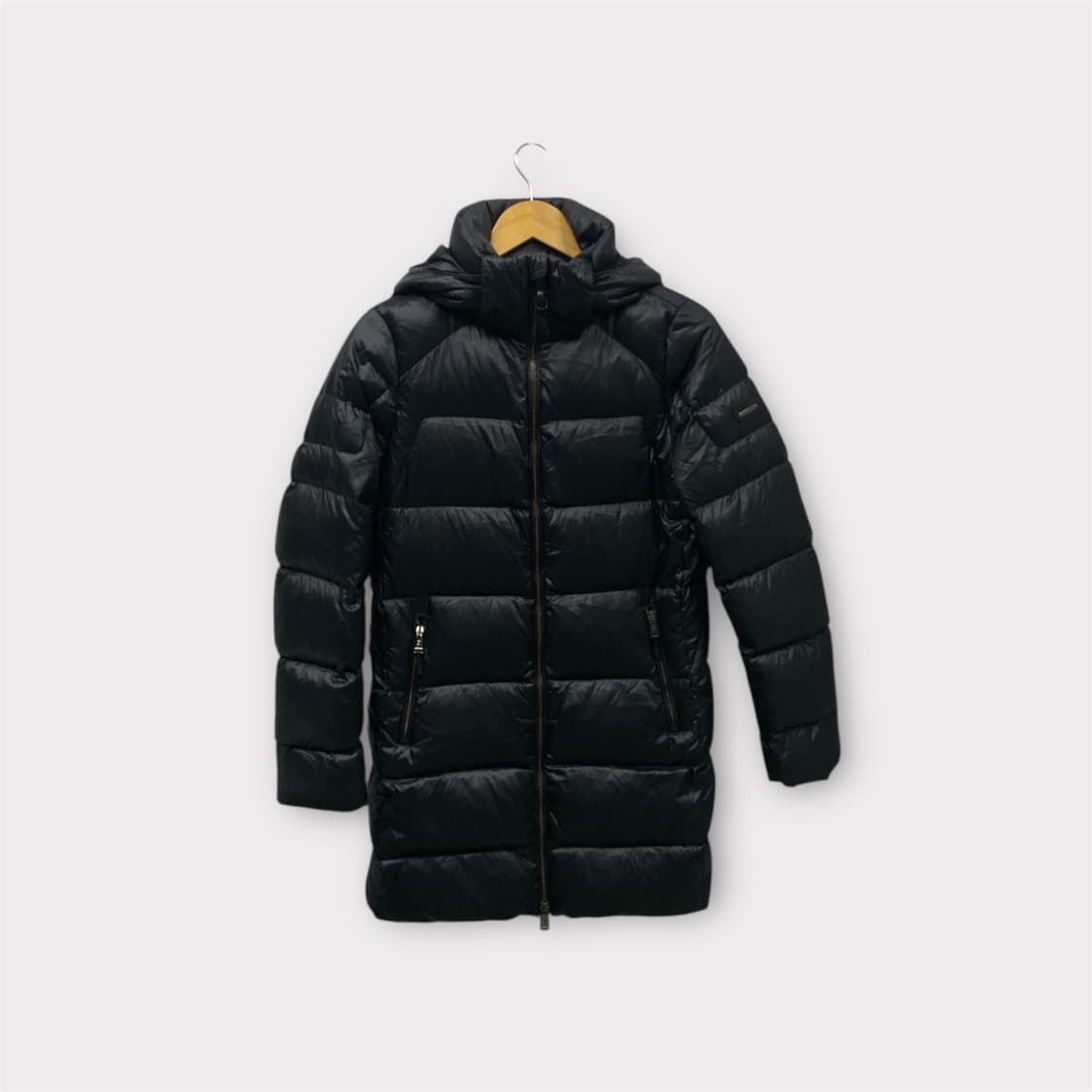  폴로 랄프로렌 덕다운 유광 롱패딩 XS-S 상품이미지1