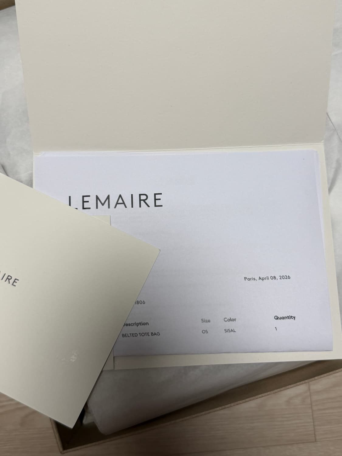 LEMAIRE 벨티드 토트백 시살 상품이미지10