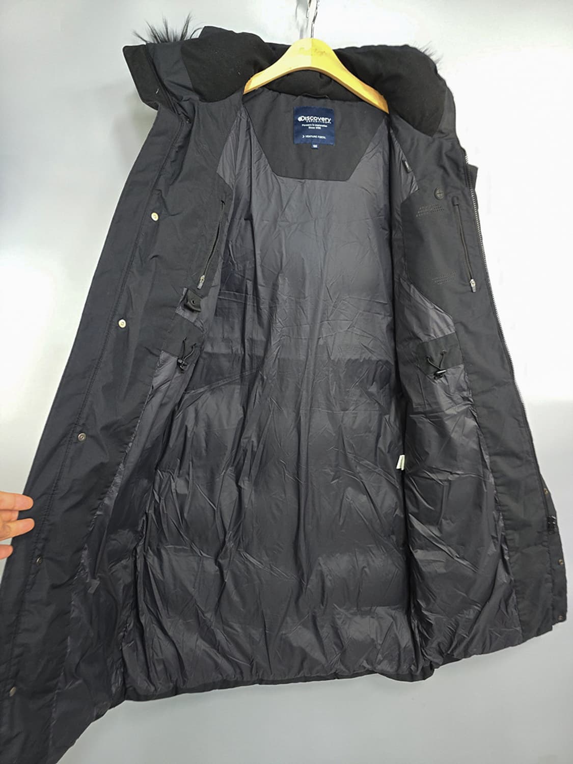 디스커버리 롱패딩 블랙 100 상품이미지6