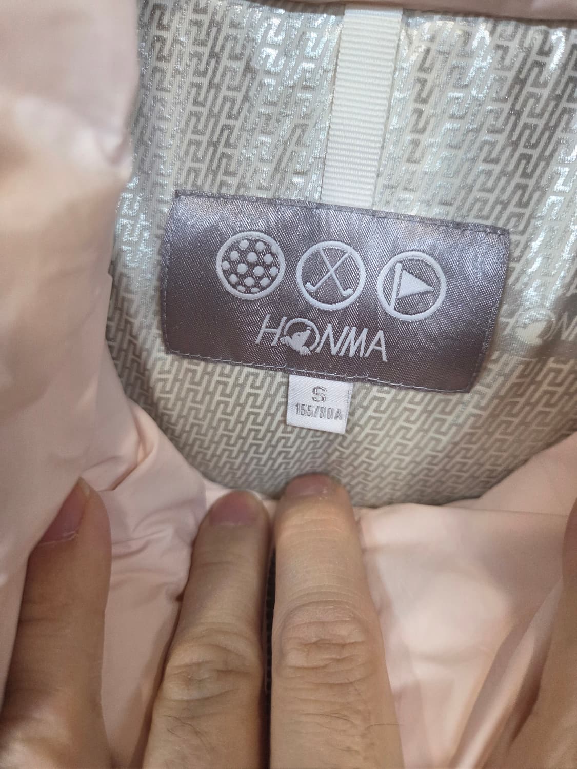 혼마 골프 여성 패딩조끼 딸기우유 핑크 s 상품이미지3