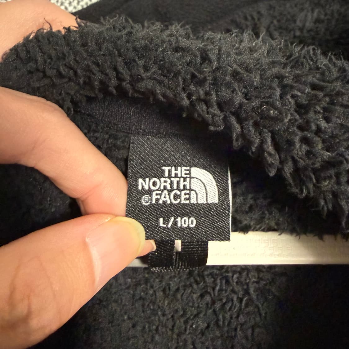 노스페이스 털 후리스 후드집업 블랙 L 상품이미지3