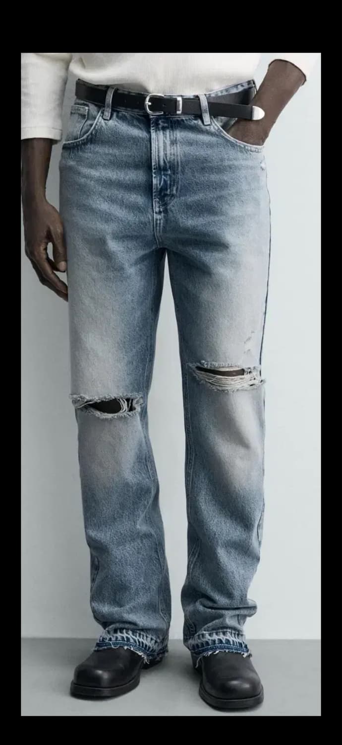 자라(zara) JEANS FLARE FIT 디스트로이드 (KR 31) 상품이미지2