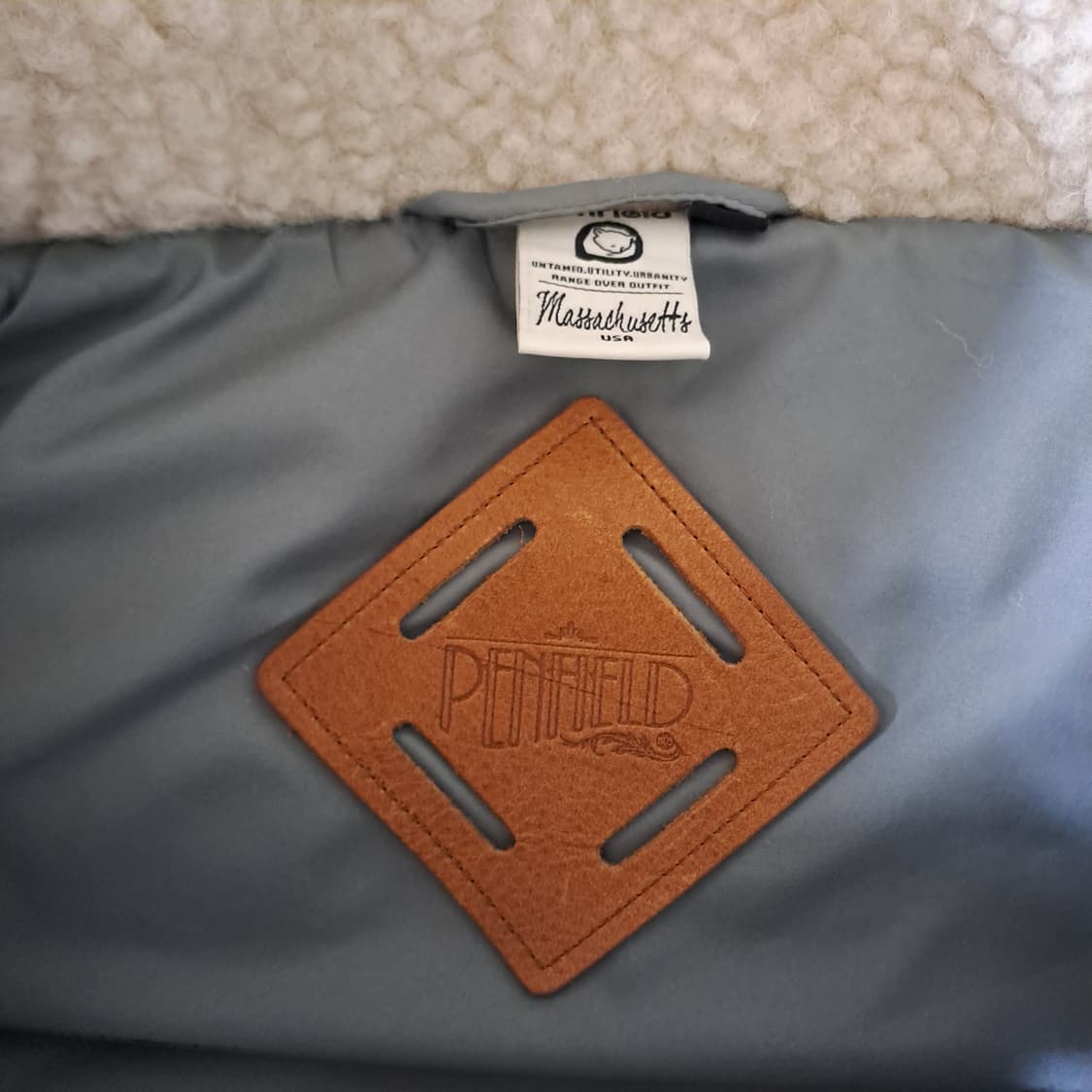 (택포) 펜필드 울 가죽 다운 베스트 L B140 상품이미지7