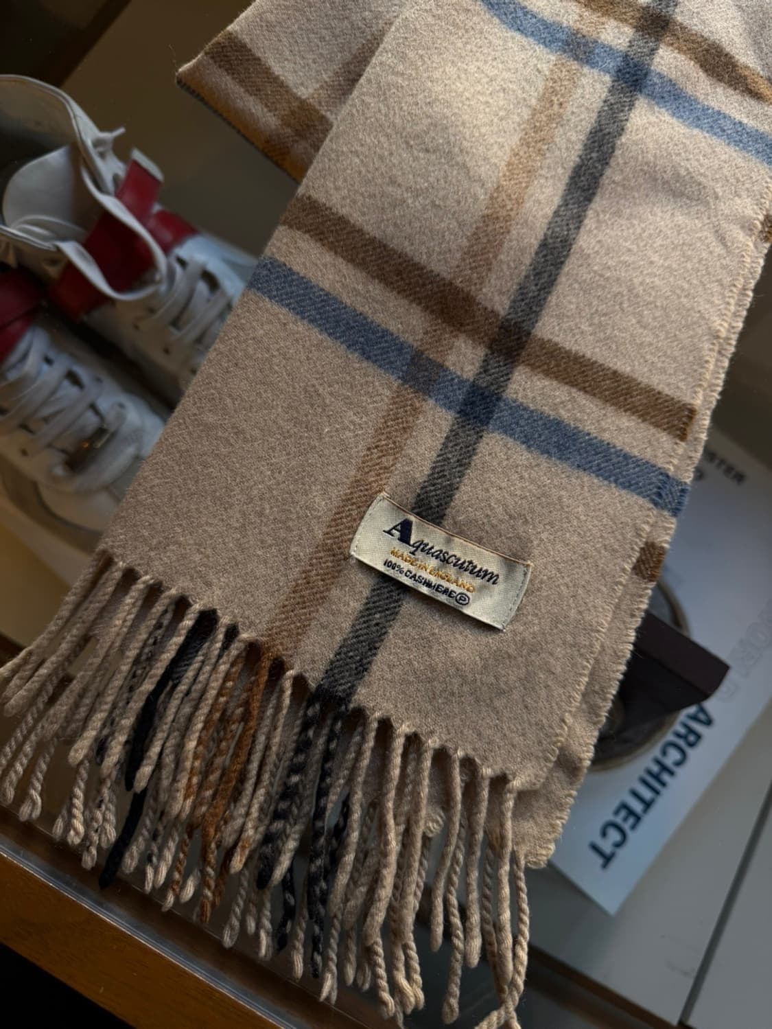 아쿠아스큐텀 캐시미어 머플러 상품이미지2