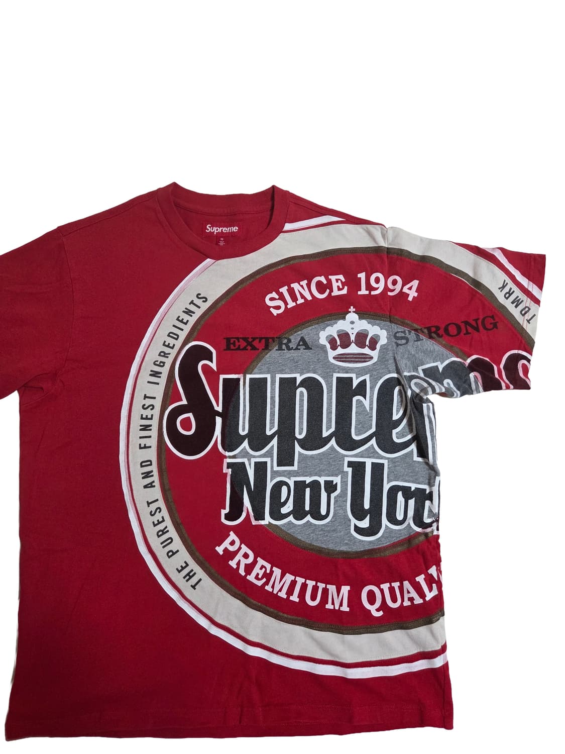 "Supreme Lager S/S Top Red - 25SS" 상품이미지1
