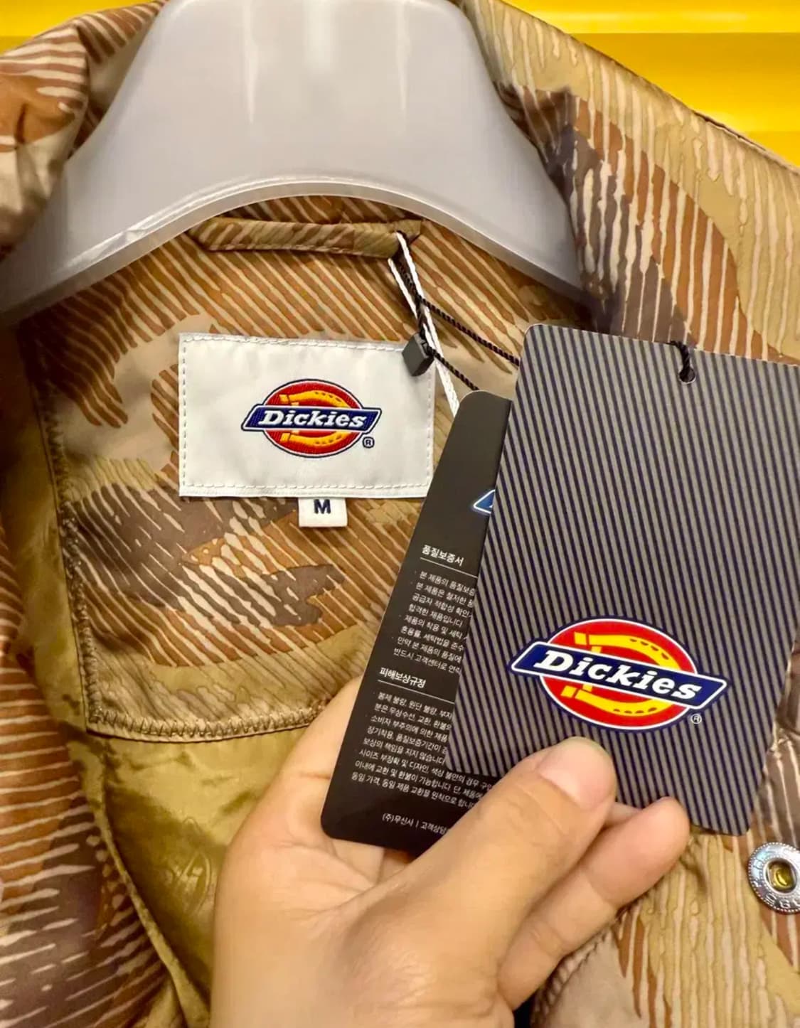 디키즈 카모 퀄팅 코치자켓(M,새상품) 상품이미지3