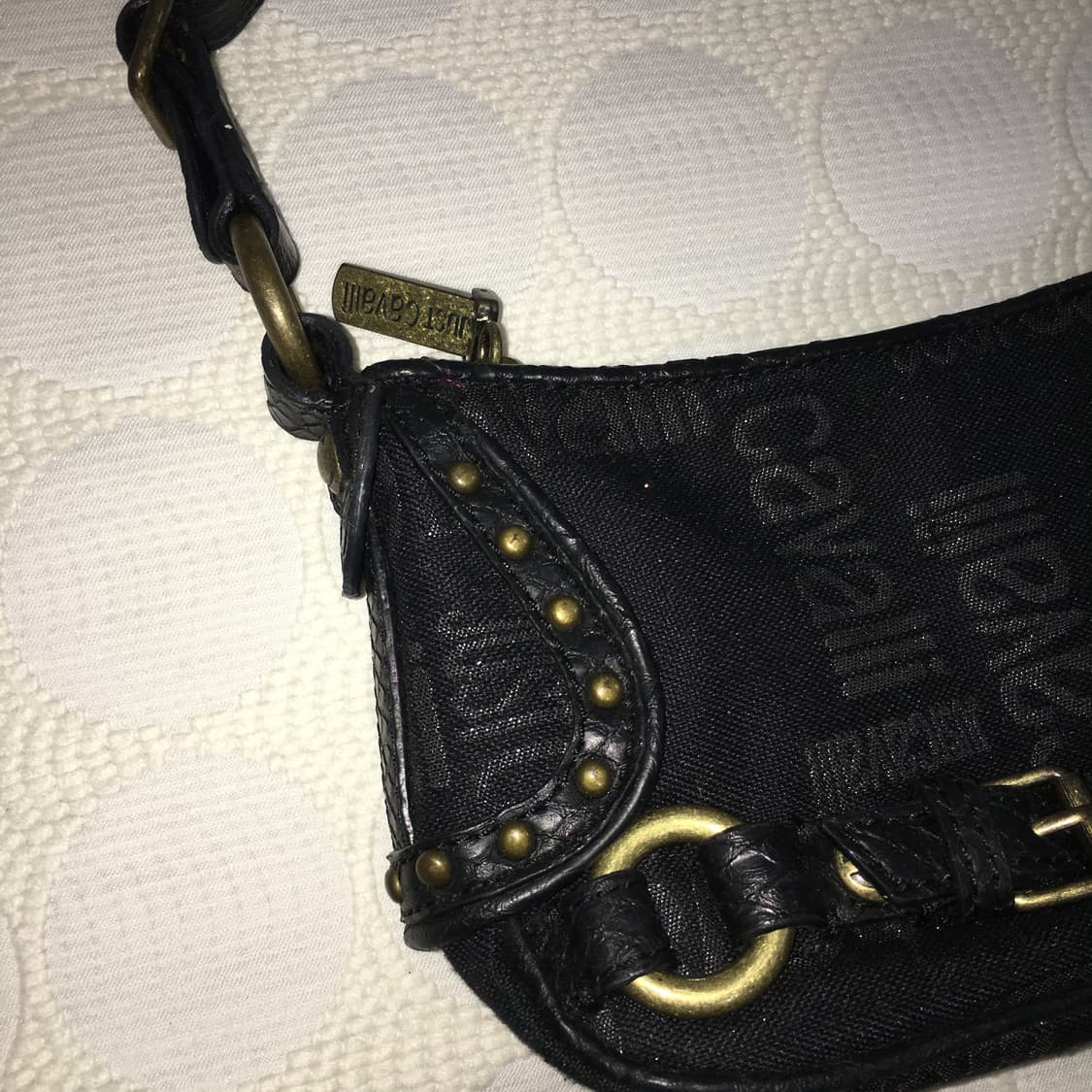 just cavalli 프린트 디테일 겨드랑이 백 상품이미지5